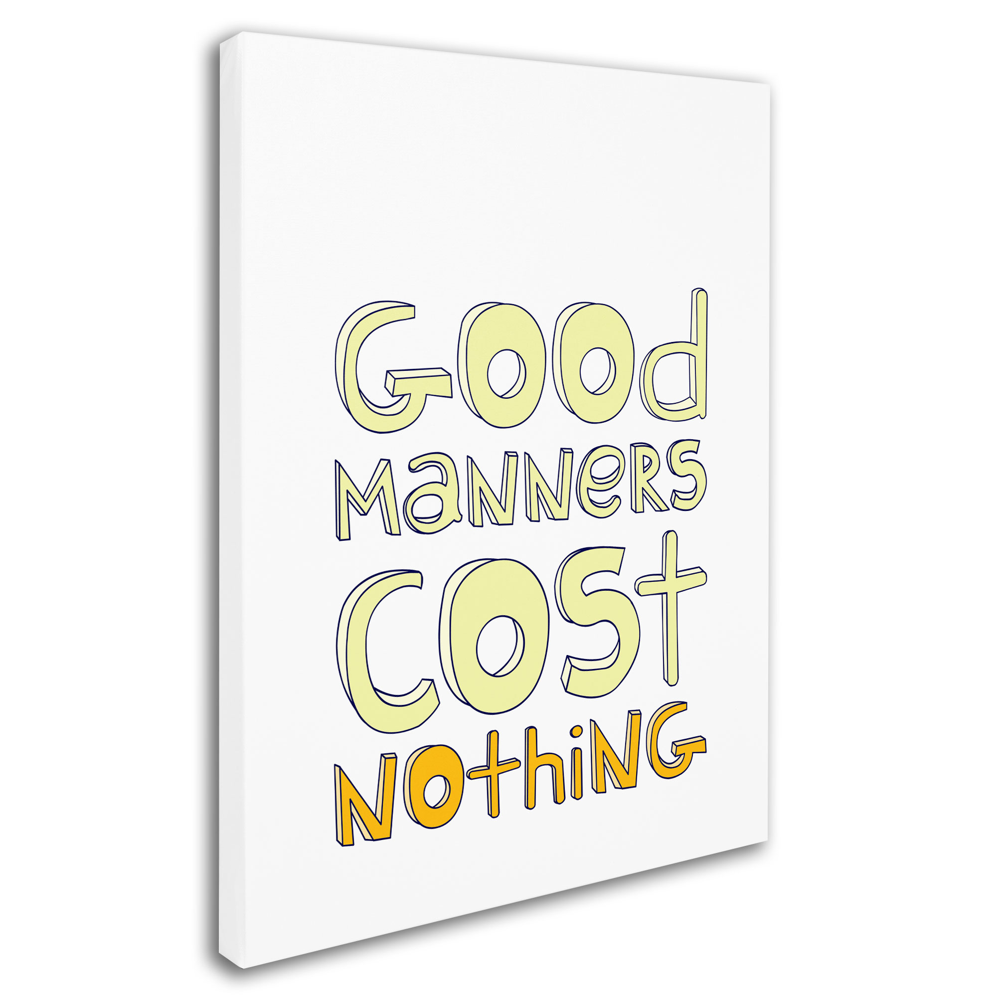 Trademark Fine Art "Good Manners II" Canvas Art by Megan Romo