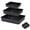 Black, variant on Donepart 3-Piece Deep Baking Pan Set, 9/11/13 Inch Heavy Duty Nonstick Bakeware for Lasagna, Roasting, Meal Prep