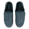 thumbnail image 2 of Silverts Adaptive Slippers, Easy Close - Men, Steel, Size 7, 2X Wide, 1 Ct, 2 of 9