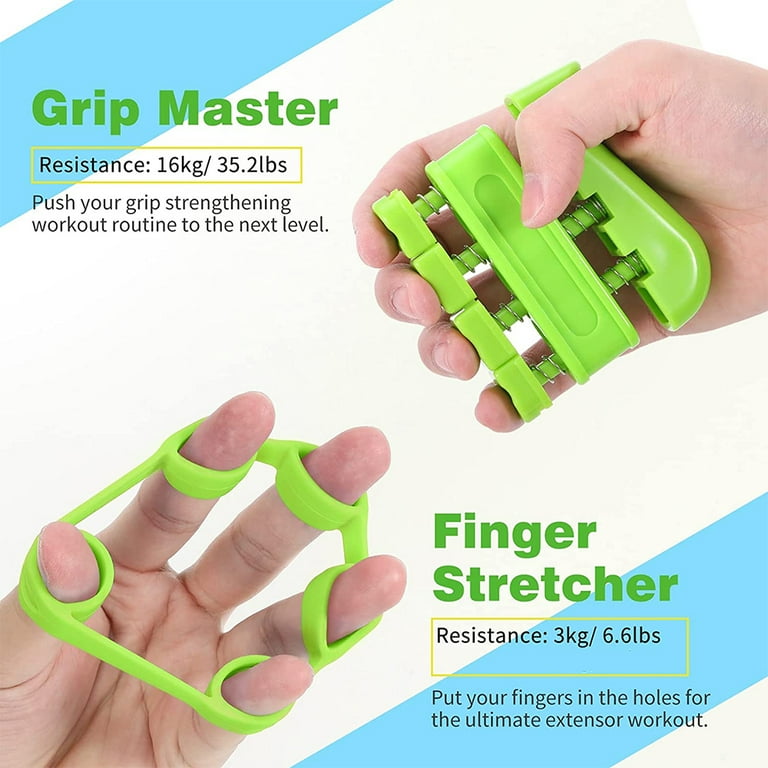 5-Piece Hand Grip Enhancer Adjustable Heavy Hand Gripper Fitness