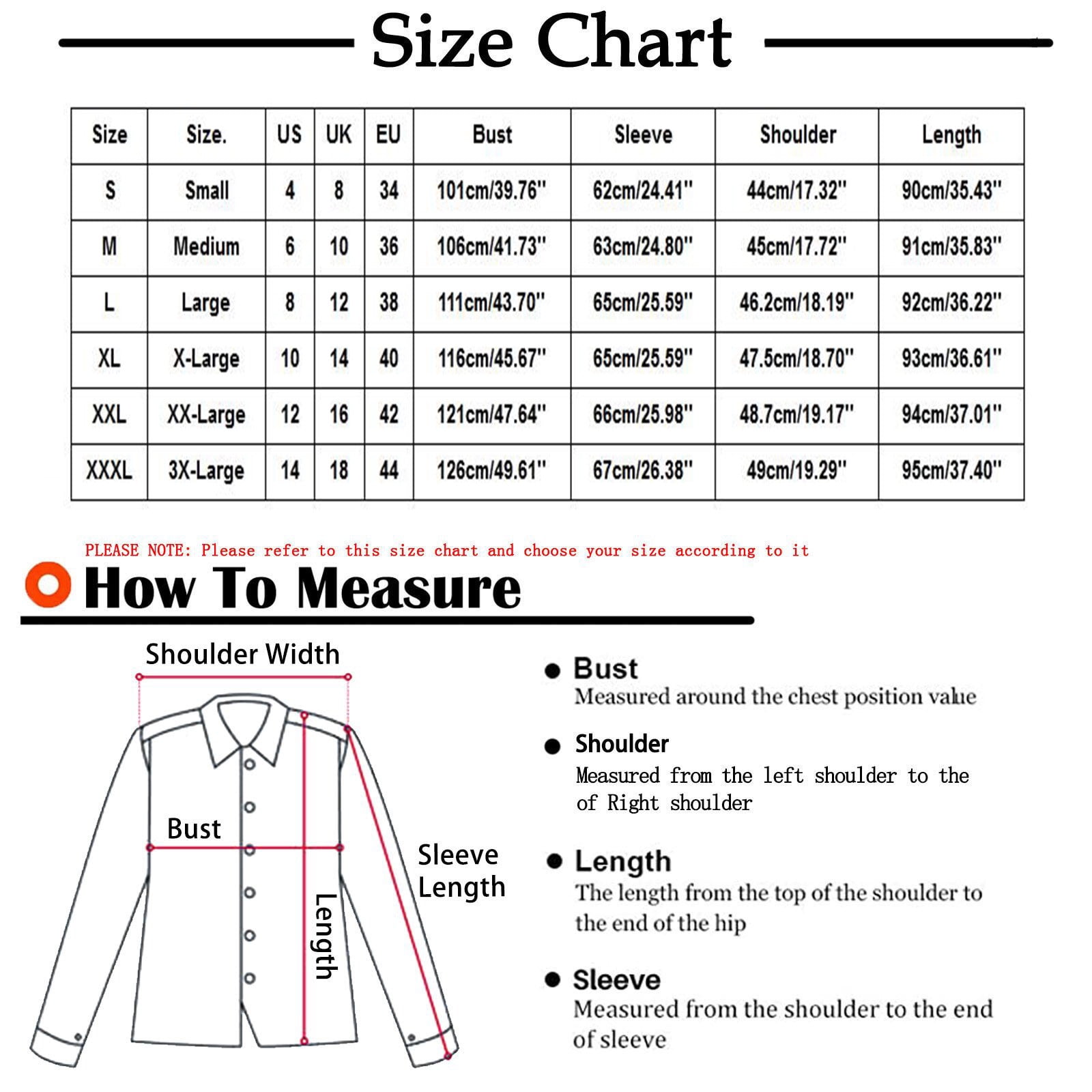 Suit jacket size chart mens hot sale