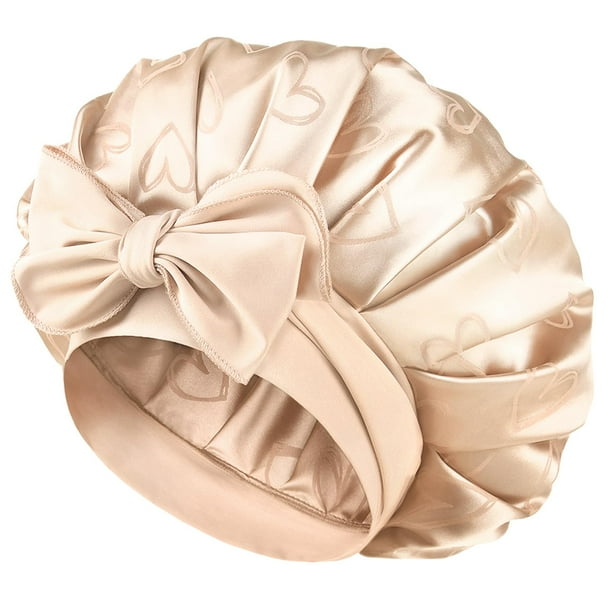 Gorro satinado YANIBEST ajustable de doble capa para mujer