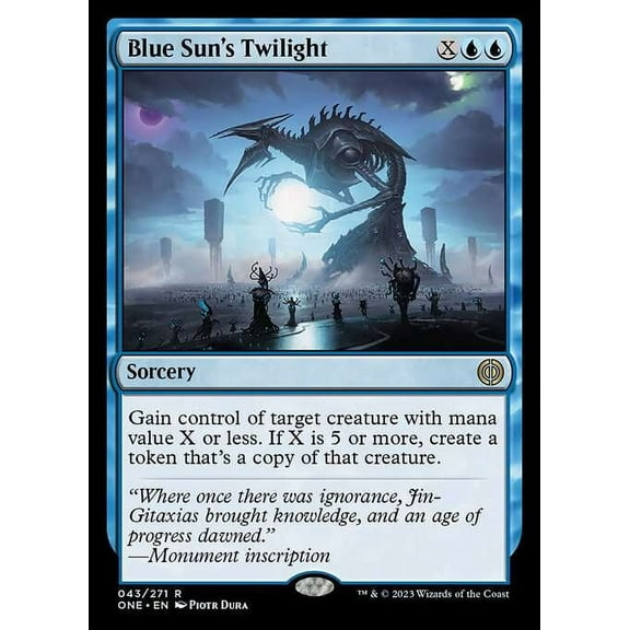 MtG Phyrexia: All Will Be One Rare Blue Sun's Twilight #43
