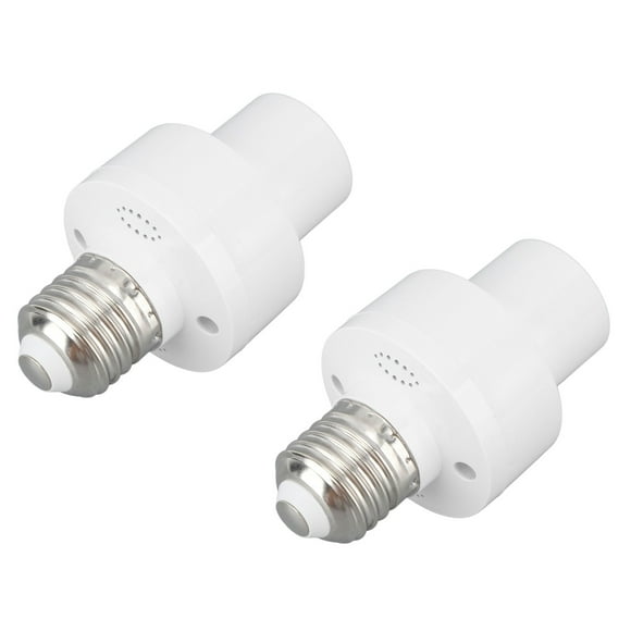 Light Bulb Socket, 2PCS Smart Light Bulb Socket 100V-250V ABS For Home