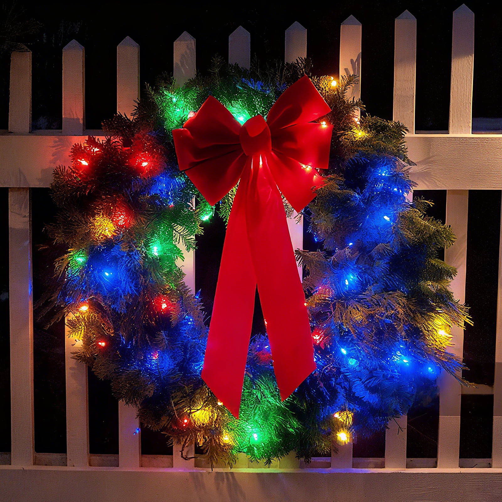 GE StayBright 250 LED Microbright Multicolor String Lights Green