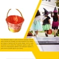 thumbnail image 3 of Naiovety Bolsa de Halloween Poliéster Gran capacidad Presente Aspecto lindo Cubos de vacaciones Decorativos Día de Todos los Bolsas con asa de Almacenamiento y organización del hogar tres Naiovety HA060897-03B, 3 of 6