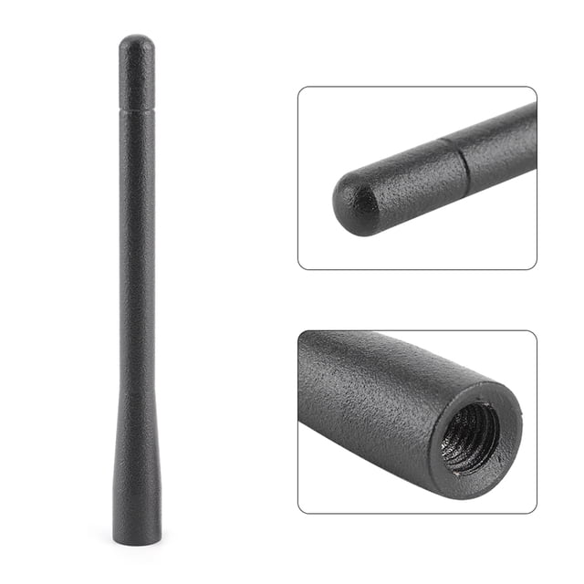 Antena de coche, antena corta de 4,7 pulgadas para coche, mástil de FM, grado profesional