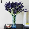 thumbnail image 2 of SPRING PARK 12 Heads Lavender Bouquet Home Decoration Wedding Silk Flowers High Simulation, 2 of 6