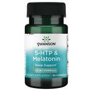 Swanson 5-Htp and Melatonin 30 Veggie Capsules