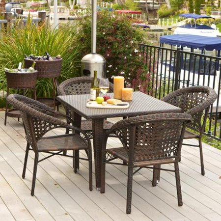 Dublin 5 Piece Outdoor Dining Set Walmart Com