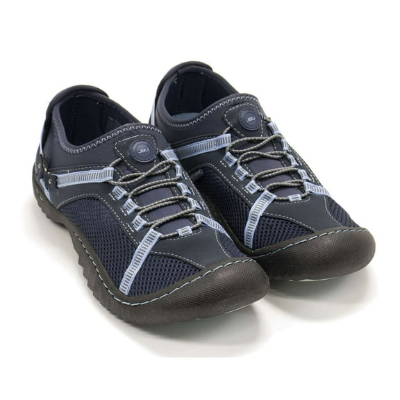 Jambu Women's Tahoe Mj Water Ready Flat Shoes, Navy  Stone Blue,7.5 M US
