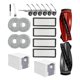 thumbnail image 1 of 20 Piezas de Accesorios de Repuesto para Aspiradora Robótica para Qrevo Curve/P20 Pro, Cepillos Laterales Principales, Bolsas para Polvo, Mopas y Filtros, 1 of 7