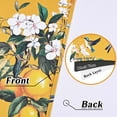 thumbnail image 5 of Alishomtll Floral Lemon Hummingbird Blackout Curtains Room Darkening Grommet Window Drapes for Living Room , 52" x84", ,Set of 2 Panels,Yellow, 5 of 9