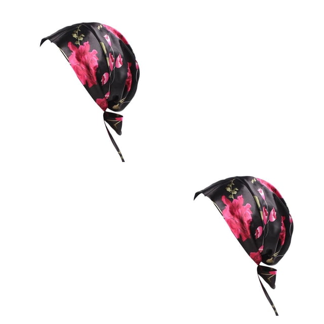 Qarigey Envoltura de seda para el cabello Streamer de moda Suavidad Cubierta para la cabeza Bufanda para la cabeza Gorro para dormir Envolturas Type8 NO8