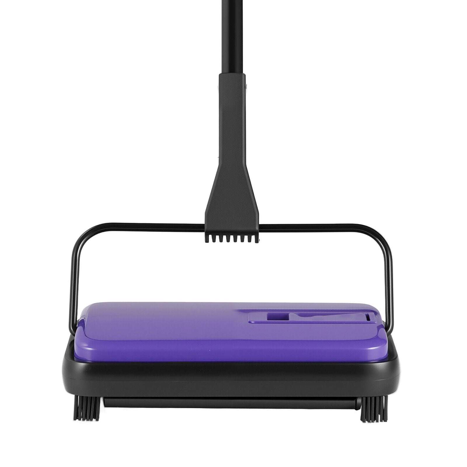 Carpet Sweeper, Manual Floor Sweeper with 300 ml Dustbin Capacity Easy to Empty, 6.7 inch Cleaning Width for Home Office Carpets Pet Hair Dust, Purple