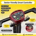 thumbnail image 6 of Easwe Electric Mobility Scooter for Adults Seniors 30 Miles Long Range 4 Wheelchair Device for Travel with 250W Motor,Foldable Mobility Scooter,265LBS Capacity,USB Port,Compact & Portable for Elderly, 6 of 10