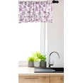 thumbnail image 3 of Ambesonne Lab Window Valance, Scientific Signs and, 54" X 18", Fuchsia and White, 3 of 3