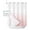 Pink, variant on No Hook Shower Curtain with Snap in Liner, Purple White Ombre Geometric Trellis Morrocan Hotel Shower Curtains for Bathroom, Washable Shower Curtain Liner Set with Mesh Top Window, 36"x72"