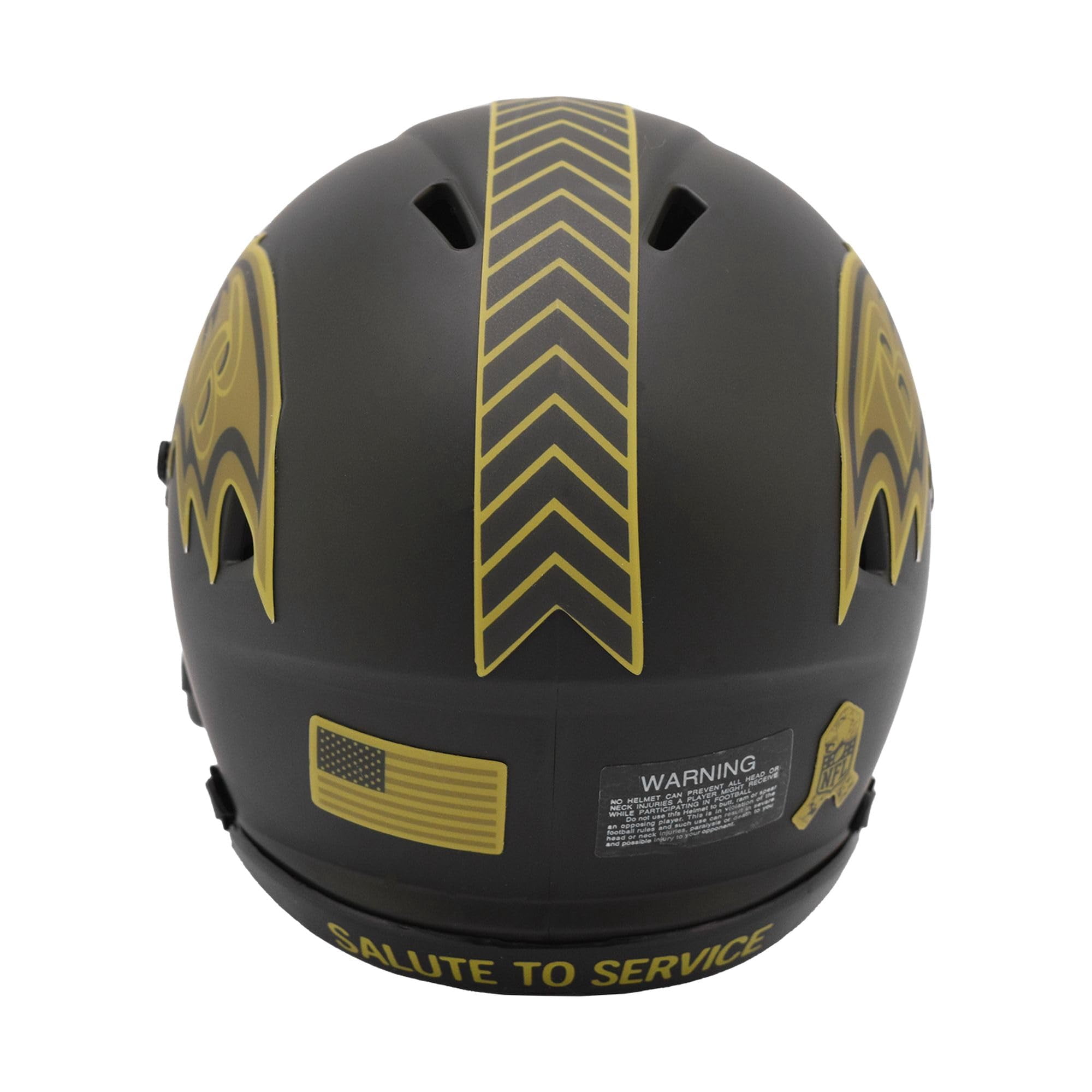 Riddell Baltimore Ravens 2025 Salute to Service Mini NFL Football Helmet