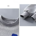 thumbnail image 3 of Eltusu Baby Boys Cotton Outfit Sets, 2 Pieces Athletic Long Sleeve Sweatshirts & Sweatpants Set Gray Size 1-2 T, 3 of 8