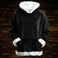 thumbnail image 6 of WhouRiu Toddler Girl's Hoodies Flannel Christmas Cozy Hooded Sweatshirt Kids Xmas Party Warm Outerwear Hoodies Black,Sized 2-3, 6 of 6