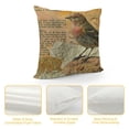 thumbnail image 4 of SHANXI Throw Pillow Cover on The Branch Accent Red Decorative Cute Pillowcase for Sofa Couch 24x24in, 4 of 5