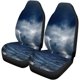 thumbnail image 2 of Juego de 2 fundas para asientos de coche ABPHQTO con relámpagos naturales dramáticos azules en el cielo oscuro, 2 of 4