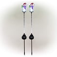 thumbnail image 1 of Muñeco de nieve solar Garden Stake Alpine Corporation de 34 cm con LED, 1 of 12