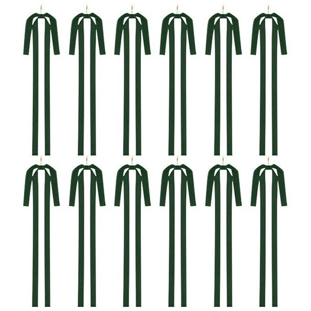 Decoraciones Del Árbol de Navidad Arcos Del Árbol de Navidad 12Pcs 40x60cm Colgante Del Arco de Terciopelo Extra Grande