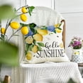 thumbnail image 6 of Sm:)e Sunshine Lemon Pillow Cover Set of 4 - 18x18 Inch Polyester Summer Decorative Cushions, 6 of 6