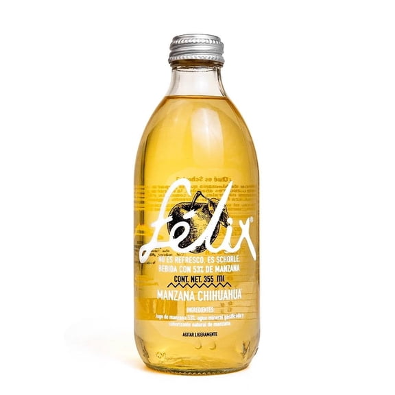 Agua mineral Félix schorle sabor manzana Chihuahua de 355ml