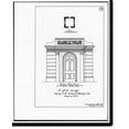 thumbnail image 2 of Historic Framed Print, U.S. Capitol Gatehouses, Fifteenth & Seventeenth Streets at Constitution Av, Washington, District of Columbia, DC - 11, 17-7/8" x 21-7/8", 2 of 9