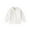 A-Beige290, variant on Bobifish Newborn Boys Girls Long Sleeve Polo Classic Casual Long Sleeve Peter Pan Collar Collared Shirt Button Placket Solid Polo Shirt