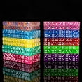 thumbnail image 5 of Dados de barra de dados de acrílico transparente de 14 mm, dados de ajedrez, dados de tamiz de cristal, 100 piezas, 5 of 5