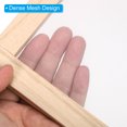 thumbnail image 4 of Unique Bargains 15.7'x11.8' Wooden Paper Making Screen Papermaking Frame Mould, Natural Color 2 Pack, 4 of 5