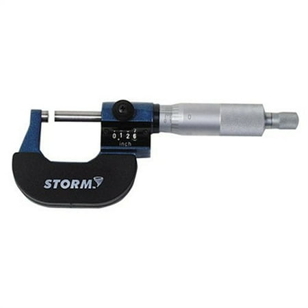 Central Tools 3M201 0-1" Mechanical Digital Style Micrometer