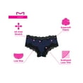 thumbnail image 4 of Maidenform Hipster Scalloped Lace Trim Cheeky Stretch Low Rise Womens Underwear 40837, 4 of 5