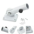 thumbnail image 3 of Heavy Duty Flagpole Display Holder for Outdoor Use Durable Alloy White 0.5 Inch Pole, 3 of 8