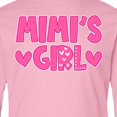 thumbnail image 4 of Inktastic Mimi's Girl Pink with Hearts Long Sleeve Youth T-Shirt, 4 of 5