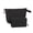 Black, variant on UNIWELL 2 Pack Makeup Bag , Large Small Travel Toiletry Bag, Canvas Cosmetic Pouch with Metal Zipper Grey