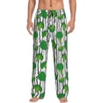 thumbnail image 1 of Balery Broccoli 2 Pantalones de pijama para hombre, pijama ultraligero, pantalón de descanso-3X-Large, 1 of 6