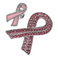 thumbnail image 3 of Awareness Ribbon Pin For Women And Charity Events 2Pcs In Pink Color, 3 of 4