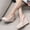 Beige, variant on Women's Slingback Espadrille Wedge Heels, Pointed Toe Platform Sandals, Casual Summer Shoes for Beach, Vacation, Daily Wear Beige 41