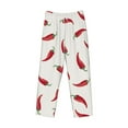thumbnail image 4 of Balery Chili print Men's Pajama Pants,Ultra Lightweight Pjs,Lounge Pant-Large, 4 of 9