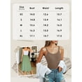 thumbnail image 5 of Anygrew Womens Tank Tops with Built in Bra Summer Adjustable Spaghetti Straps Camisole Ribbed Cami Tanks, 5 of 5
