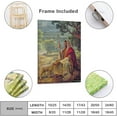 thumbnail image 2 of The Good Shepherd Jesus Christ With Lost Sheep by Greg Olsen Painter Wall Art Poster Home Decor Poster Wall Art Hanging Picture Frame Print Bedroom Decorative Painting Room Aesthetic 18x24inch(45x60cm, 2 of 16