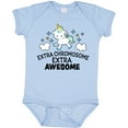 thumbnail image 3 of Inktastic Extra Chromosome Extra Awesome with Unicorn Boys or Girls Baby Bodysuit, 3 of 5