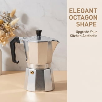 Bialetti Moka Mukka Express coffee maker, Small, Aluminum