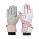 thumbnail image 3 of Guantes de esquí de invierno, cálidos y gruesos, con pantalla táctil, cómodos y para snowboard. rosa blanco, 3 of 9