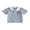 Blue-American Boy, variant on BemeyourBBs Toddler Baby Boys 4th of July Shirt Fourth of July Outfit Baby Boy Patriot Independence Day Clothes Collared Waffled Stripe Bird American Flag Embroidery Short Sleeve Summer Tee Shirt Top